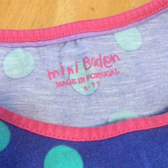 Mini Boden polka dot tank dress - Picture 4 of 5